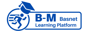 blue simple online course logo